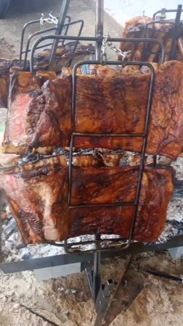 Costela no fogo de chão